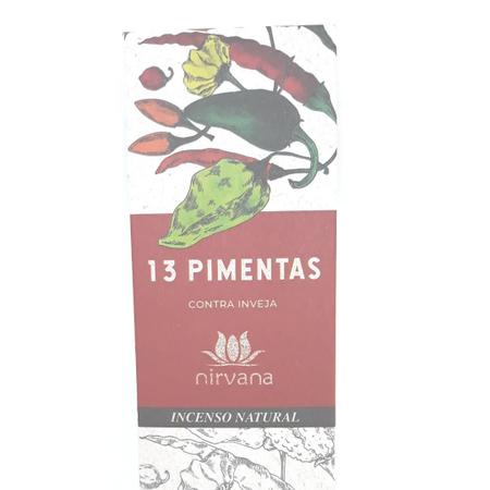 Imagem de Kit 3 Incenso Nirvana 13 Pimentas Natural Limpeza Proteção