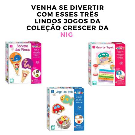 Jogo Educativo Sorvete Das Rimas Em Madeira Coleção Crescer - Nig  Brinquedos - Jogos Educativos - Magazine Luiza