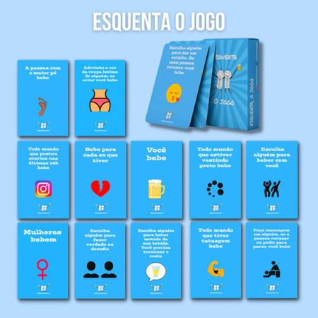 Kit 2 Jogos Adulto Esquenta Eu Nunca + Casal - Esquenta Jogos - Acessórios  para Bem-estar Sexual - Magazine Luiza