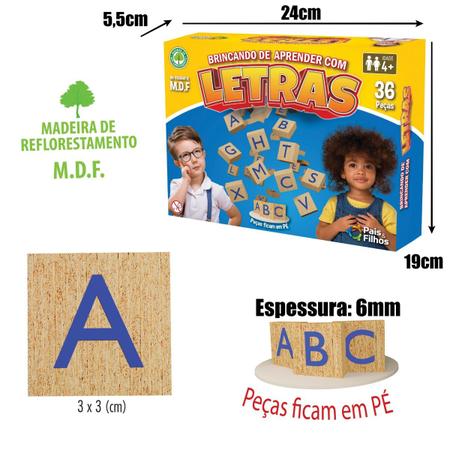 Kit 3 Jogos Educativos e Pedagógicos - Maninho Artesanatos - Jogos  Educativos - Magazine Luiza