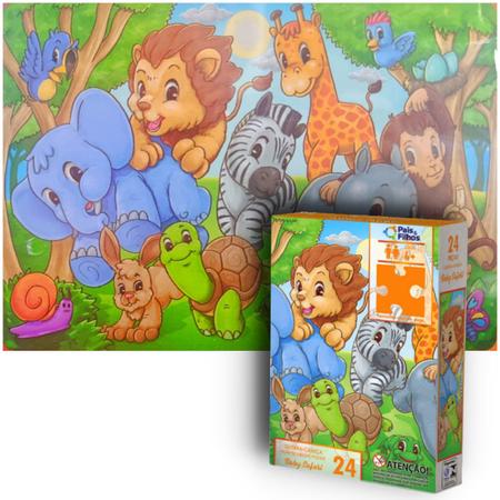 Kit 3 Jogos Infantil Quebra-Cabeca Animais Brinquedo Criança - Pais e  filhos - Quebra Cabeça - Magazine Luiza