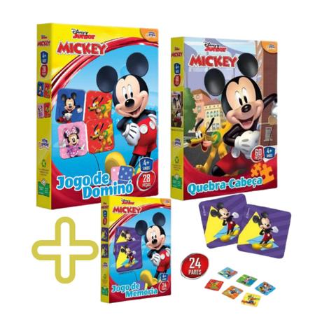 Super KIT QUEBRA-CABEÇA Domino e Jogo da Memoria Disney Princesas JAK 2354  – Starhouse Mega Store