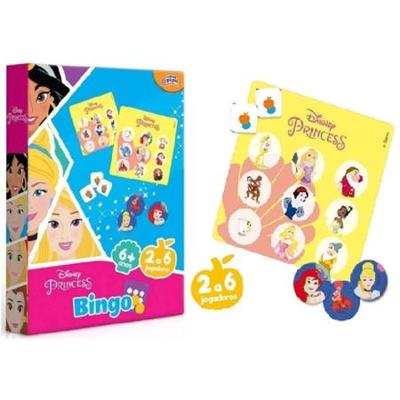 Jogo De Domino Infantil Princesas Disney 28 Pecas Toyster - Carrefour