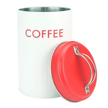 Imagem de Kit 3 Latas Potes De Metal Minimalista Café Açúcar Biscoito