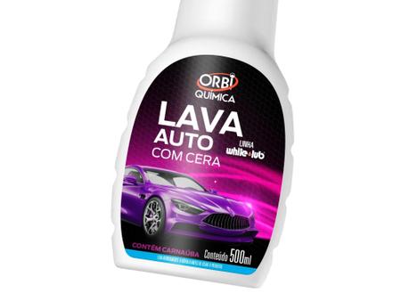 Imagem de Kit 3 Lava Auto Com Cera Super Concentrado 500ml - Orbi Quimica Super Concentrado Brilho e Proteção