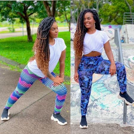 Kit 3 Legging Academia Estampada Lisa Sem Transparência Luxo - Roupa de  Academia - Calça Legging - Magazine Luiza, legging de academia 