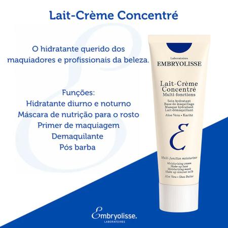 Imagem de Kit 3 Leite Creme Hidratante Facial Embryolisse 30ml Para o Rosto Concentrado Lait-Crème Concentré