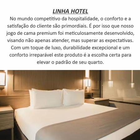 Imagem de Kit 3 Lençol Plano Casal Linha Hotel Hospital Percal Premium