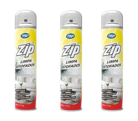 Imagem de Kit 3 LIMPA ESTOFADO SPRAY ZIP 300ML MY PLACE