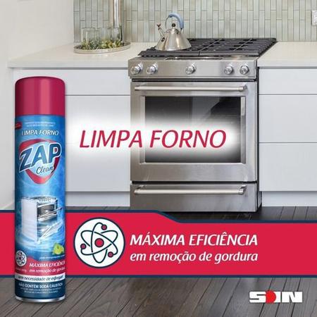 Imagem de Kit 3 Limpa Remove Sem Esforço Gordura Forno Fogão Microonda