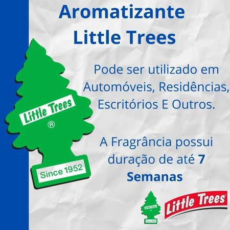 Imagem de kit 3 Little trees Vanilla Aromatizante Cheirinho para Carro ambientes Usa importado original EUA