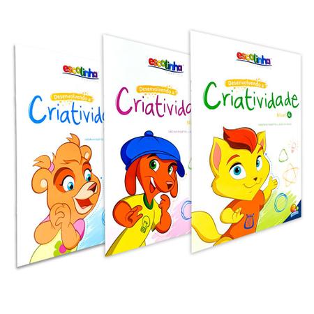 Imagem de Kit 3 Livros  Desenvolvendo a Criatividade - Escolinha TodoLivro