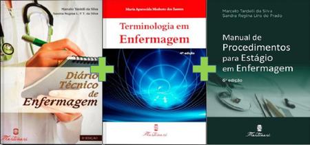 Imagem de Kit 3 Livros Ed. Martinari  Diário Técnico + Terminologia + Manual de Estágio