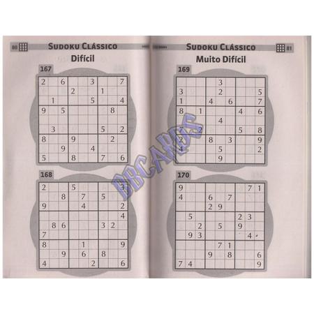 Quatro Jogos Sudoku Com Respostas De Nível Médio. Conjunto 29