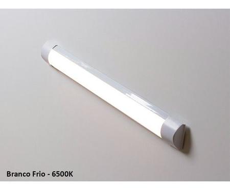 Imagem de Kit 3 Luminária Tubular Sobrepor De Led Line 36w Branco Frio