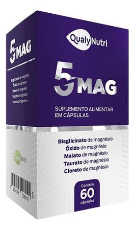 Imagem de Kit 3 Magnesio 5mag 60 Capsulas Qualynutri