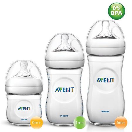 Imagem de Kit 3 mamadeiras pétala 125, 260 e 330ml Philips Avent