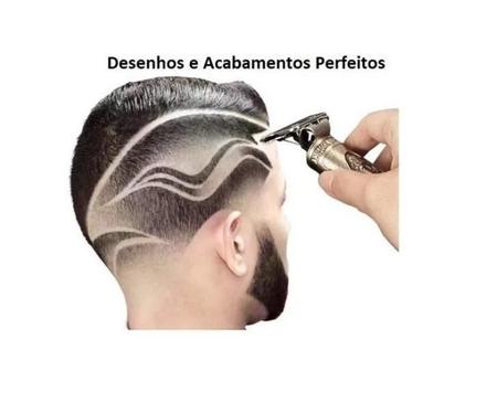 Imagem de Kit 3 Maquina Acabamento Retrô Cabelo Vintage Profissional