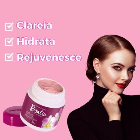 Kit Anti-Rugas Facial Rosativ Com Rosa Mosqueta