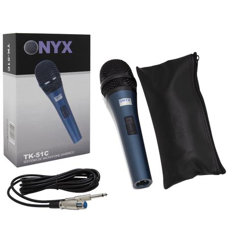 Imagem de Kit 3 Microfones Dinâmico com Fio TK 51C Onyx