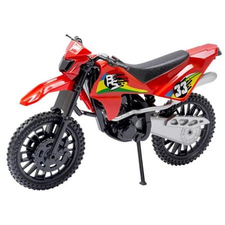 Imagem de Kit 3 Moto De Trilha 25cm Brinquedo Com Descanso De Apoio Atacado Barato Doação Presente