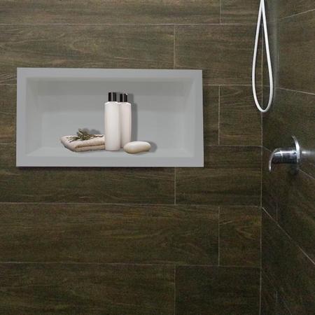 Imagem de Kit 3 Nicho Parede Embutir Banheiro Cozinha 30X60 Branco