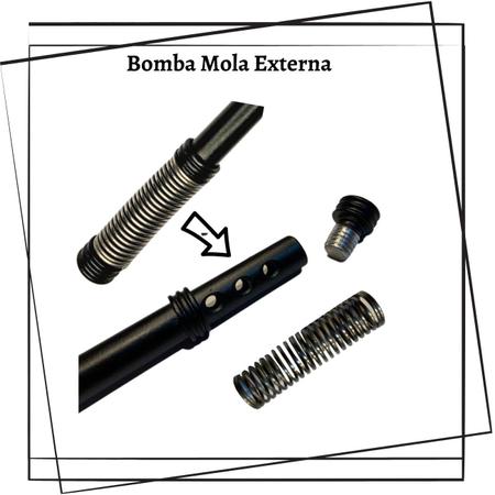 Imagem de Kit 3 Pacotes Black Erva Mate Tereré + Copo de Alumínio Térmico + Bomba Mola Externa de Inox