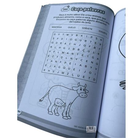 Livro Infantil com Jogos - 3 Palavrinhas