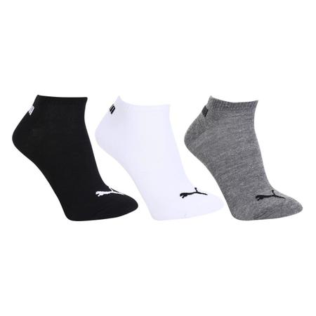 Imagem de Kit 3 pares meia puma cano curto masculino tamanho 39 ao 43