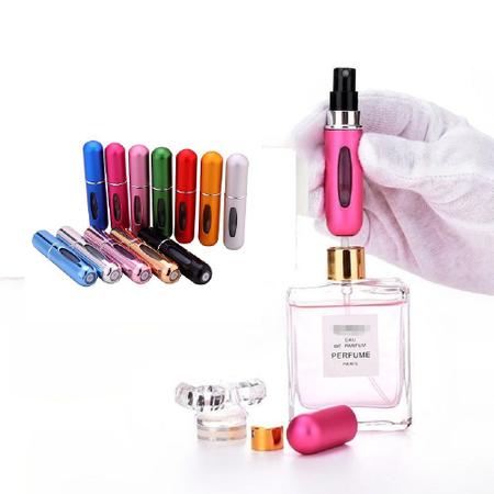Imagem de Kit 3 Pcs Frasco Frasquinho Amostra Perfume Viagem Bolso Bolsa Decant Borrifador Spray Mini Refil