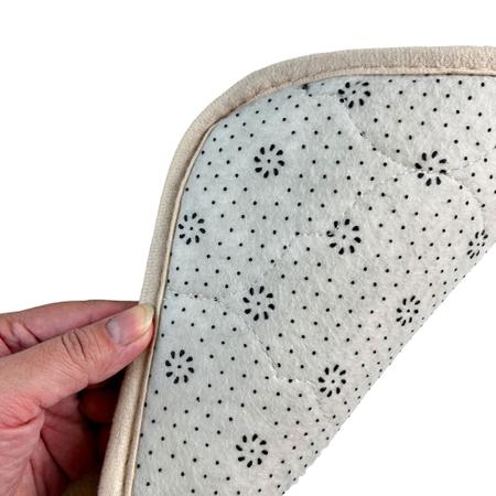 Imagem de Kit 3 Pçs Tapete de Banheiro Saída para Banho Piso Macio Antiderrapante 40x60cm