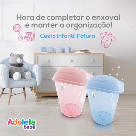 Kit 3 Peças Cesto, Organizador e Lixeira Infantil Fofura Urso Translúcido Higiene Organização Multiuso - Adoleta Bebê Imagem de Kit 3 Peças Cesto, Organizador e Lixeira Infantil Fofura Urso Translúcido Higiene Organização Multiuso - Adoleta Bebê
