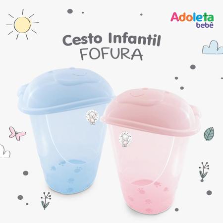 Kit 3 Peças Cesto, Organizador e Lixeira Infantil Fofura Urso Translúcido Higiene Organização Multiuso - Adoleta Bebê Imagem de Kit 3 Peças Cesto, Organizador e Lixeira Infantil Fofura Urso Translúcido Higiene Organização Multiuso - Adoleta Bebê