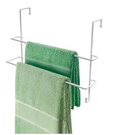 Imagem de Kit 3 Peças  Conjunto Organizador  para Banheiro Suporte Shampoo Porta Toalha Suporte Papel Caixa Acoplada 