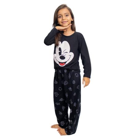 Imagem de KIT 3  Pijamas Infantil Feminino Inverno