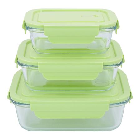 Kit 3 Potes de Vidro Marmita Congelamento de alimentos Aquecimento no micro-ondas Uso no forno Praticidade na cozinha - Interponte Imagem de Kit 3 Potes de Vidro Marmita Congelamento de alimentos Aquecimento no micro-ondas Uso no forno Praticidade na cozinha