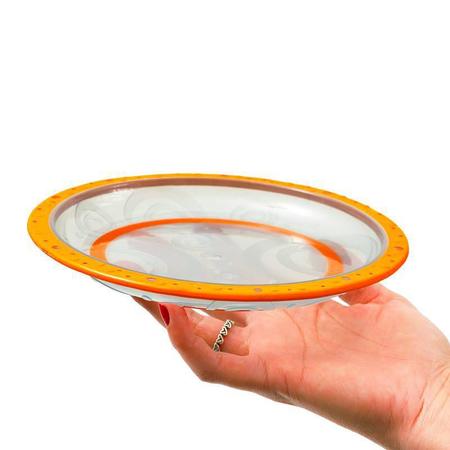 Kit 3 Pratos Colors Borda Silicone - Clingo Imagem de Kit 3 Pratos Colors Borda Silicone - Clingo