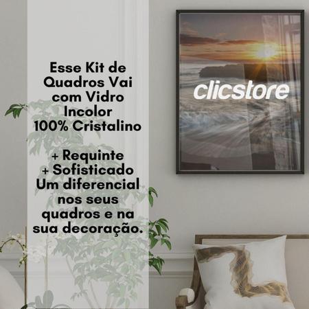 Quadro decorativo com frases, palavras e mensagens.