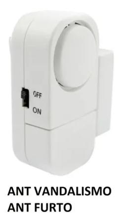 Imagem de Kit 3 Sensor Alarme Magnético Sirene Para Porta Janela S Fio