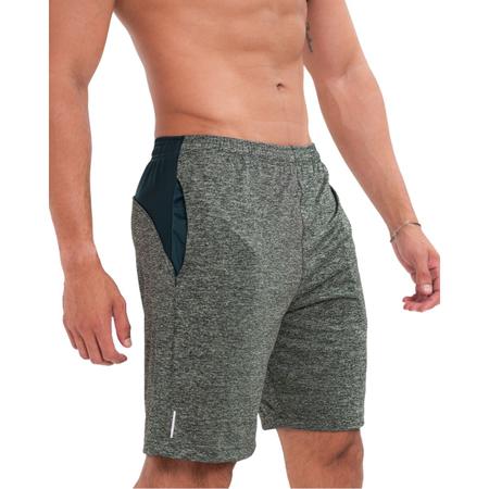 Imagem de Kit 3 Short academia masculino bermuda lisa dry fit treino