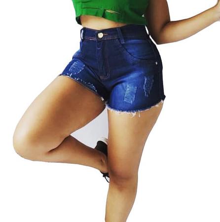 Shorts jeans sales com lycra feminino
