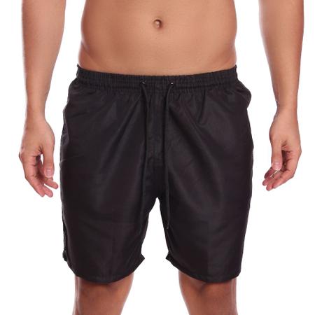 Imagem de Kit 3 Shorts Masculino Básico Liso Bermuda Praia Mauricinho Tactel