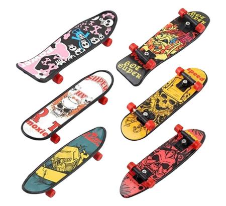 Lote De 10 Mini Skateboard De Dedo Brinquedo Novidade Criativa