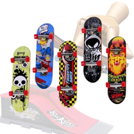 Kit 2 Skates Dedo Profissional Fingerboard Presente Crianças