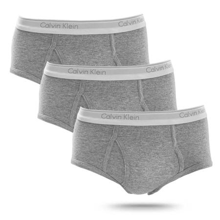 Kit 3 Slip Algodão Calvin Klein Mescla com abertura - U1000-80 - Cueca -  Magazine Luiza