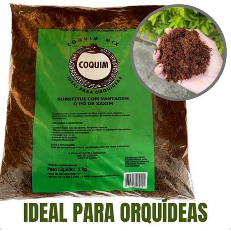 Imagem de Kit 3 Substrato Natural Do Coco Plantas 1kg