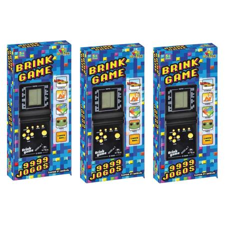 Mini Game Brink Game portátil Jogos antigos retro 9999 in 1 Divertido - Art  Brink - Minigame - Magazine Luiza