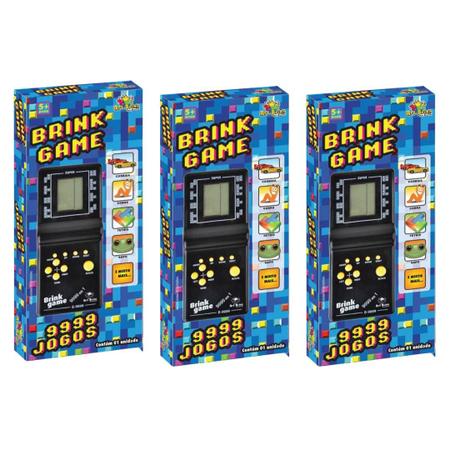 Video Game Portatil Console 9999 Jogos In 1 Jogos Retrô Mini Game - Art  Brink - Minigame - Magazine Luiza