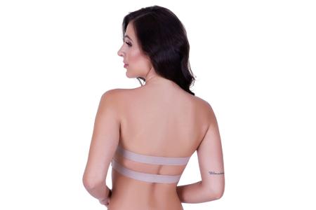 Kit 3 Sutiã sem Alça com Elástico nas Costas com Bojo - KIT 3 COSTA NUA BEGE BRANCO PRETO - TERRA E MAR MODAS Imagem de Kit 3 Sutiã sem Alça com Elástico nas Costas com Bojo - KIT 3 COSTA NUA BEGE BRANCO PRETO