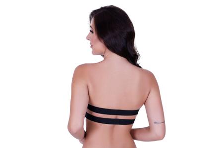Kit 3 Sutiã sem Alça com Elástico nas Costas com Bojo - KIT 3 COSTA NUA BEGE BRANCO PRETO - TERRA E MAR MODAS Imagem de Kit 3 Sutiã sem Alça com Elástico nas Costas com Bojo - KIT 3 COSTA NUA BEGE BRANCO PRETO